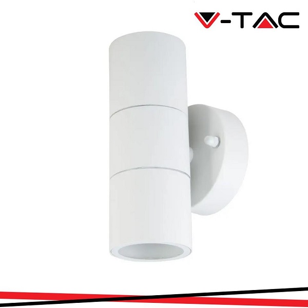 Faretto da Parere 2xGU10 Bianco IP44